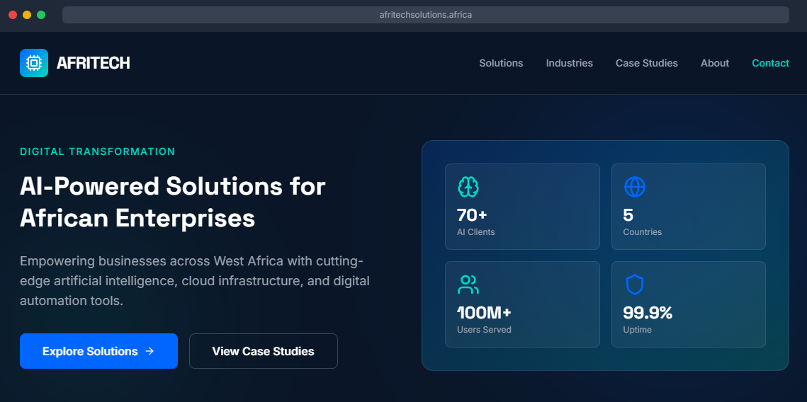 AfriTech Solutions Branding