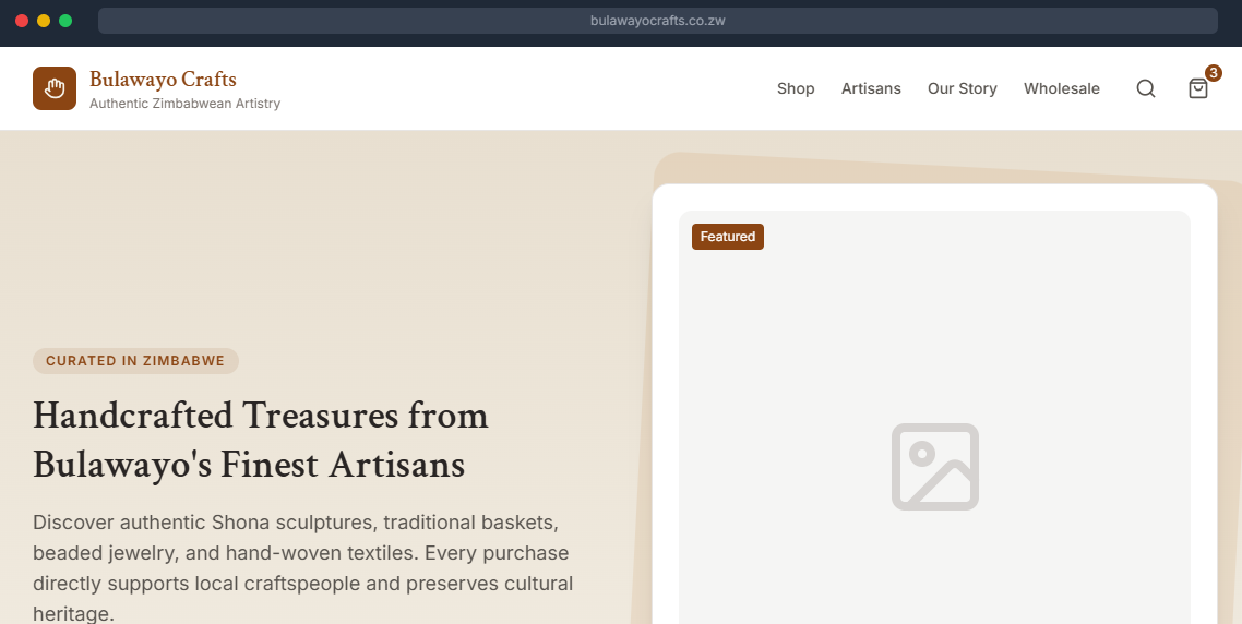Bulawayo Crafts E-Commerce