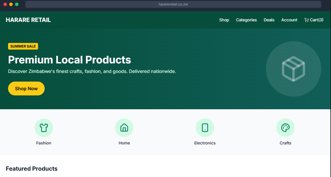 Harare Retail E-Commerce